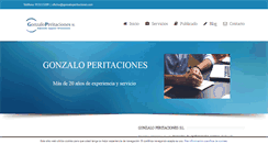 Desktop Screenshot of gonzaloperitaciones.com